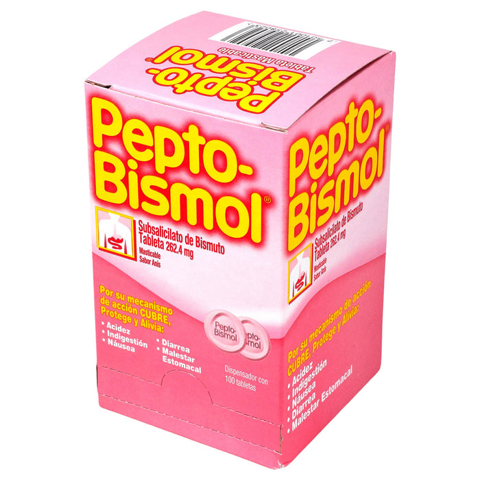 Pepto Bismol Tabletas Caja Con 100 - WeCare Pharma