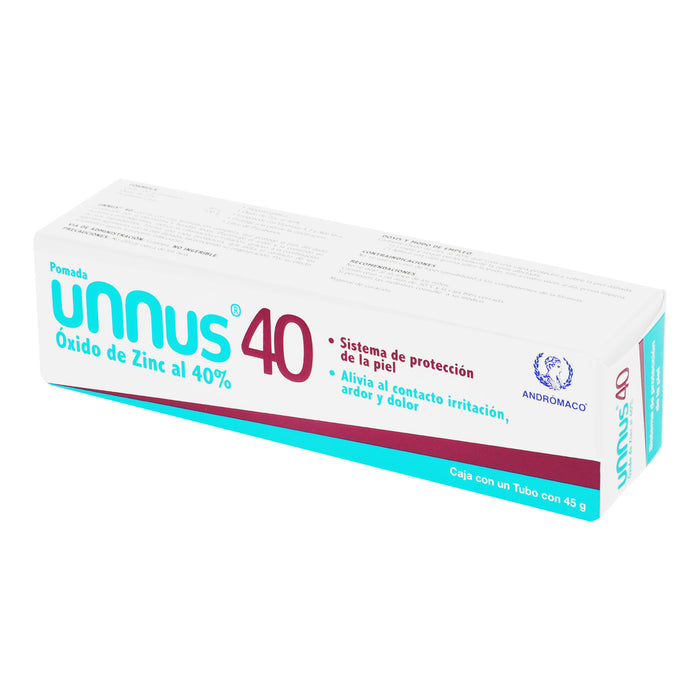 Unnus 40 40% Tubo 45G (Óxido De Zinc) 3 - 7501289512138