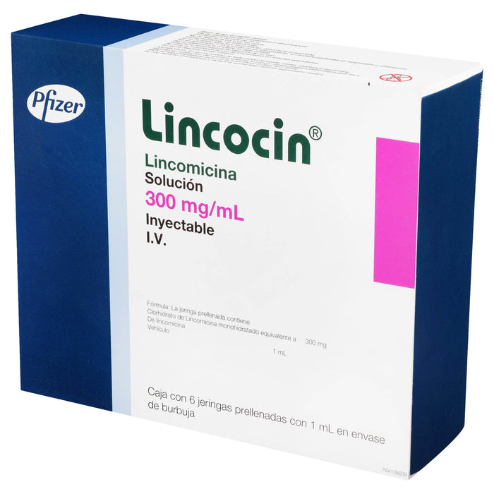 Lincocin Jeringa 300Mg/Ml Con 6 (Lincomicina) - WeCare Pharma