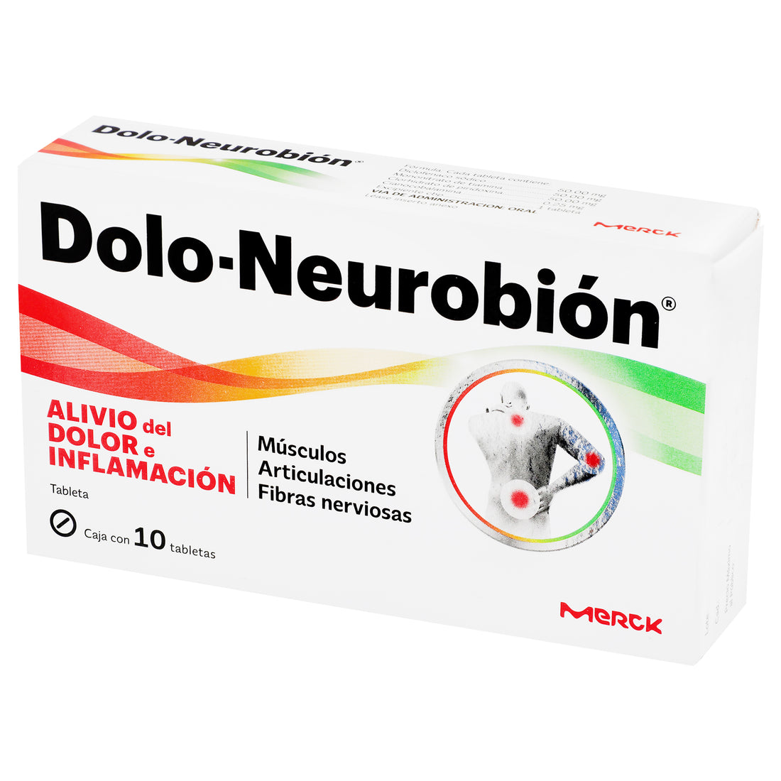 Dolo-Neurobion Con 10 Tabletas (Diclofenaco-Vit B) 3 - 7501298223711