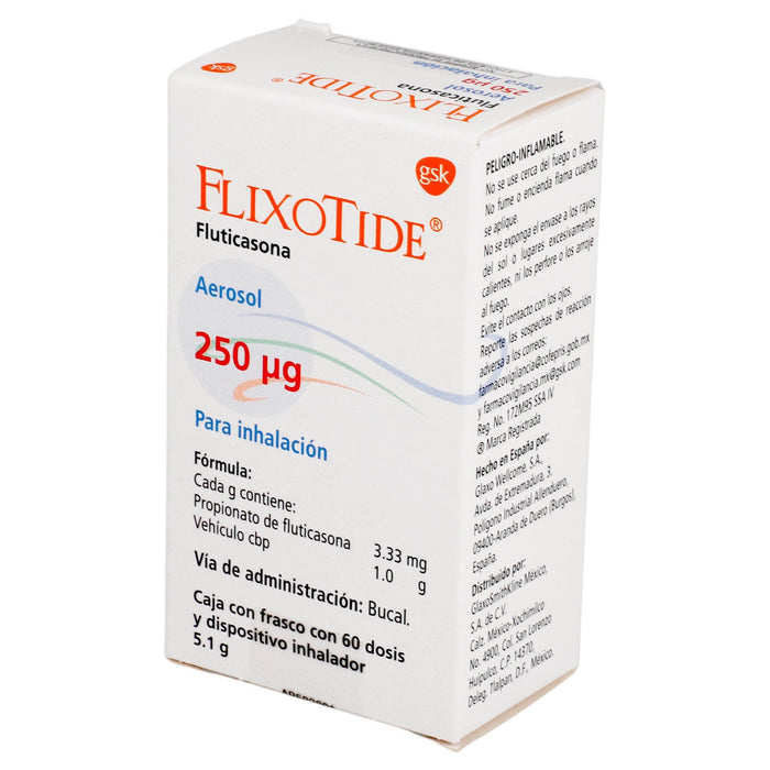 Flixotide Aerosol 250Mcg 5.1G (Fluticasona) - WeCare Pharma