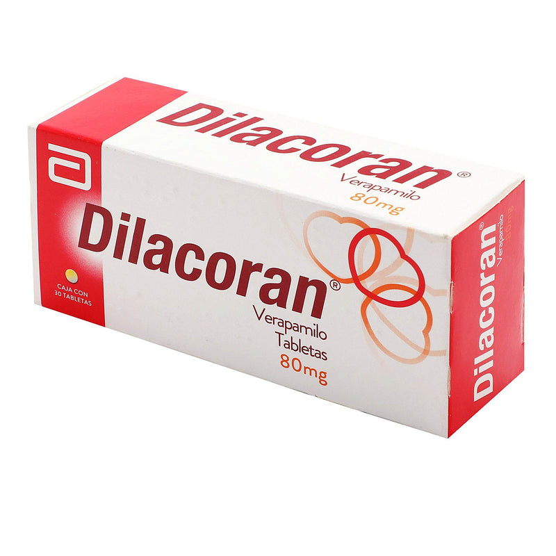 Dilacoran 80Mg Con 30 Tabletas (Verapamilo) - WeCare Pharma