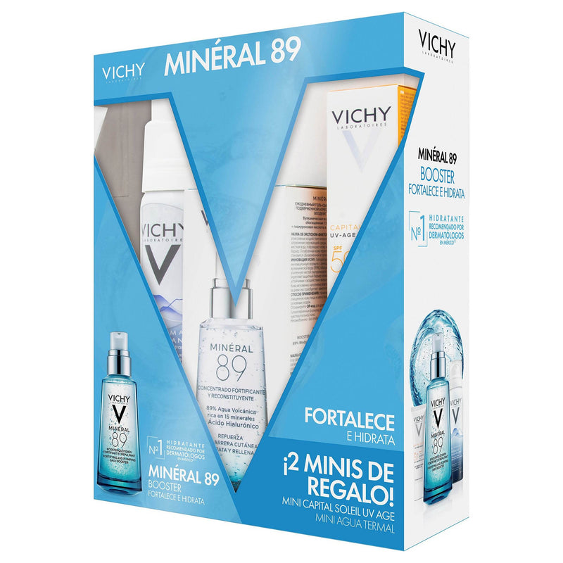 Kit Mineral 89 50 Ml (Mineral 89/Mini Capital Soleil/Mini Agua Termal) - WeCare Pharma