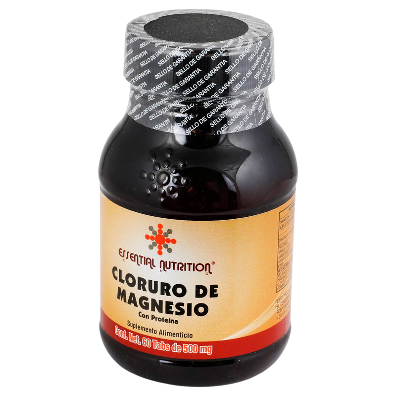 Cloruro De Magnesio 500Mg Con 60 Essential Nutrition Tabletas - WeCare Pharma