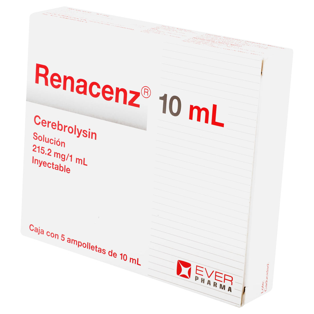 Renacenz 215.2Mg/Ml 10Ml Con 5 Ampulas (Cerebrolisina) 3 - 7502213141356