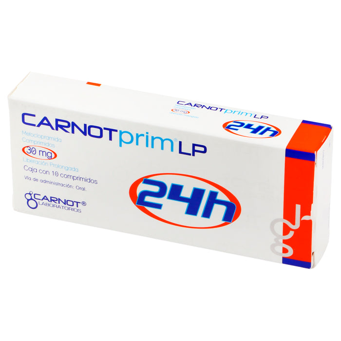 Carnotprim Lp 30Mg Con 10 Comprimidos (Metoclopramida) 4 - 7501124182120