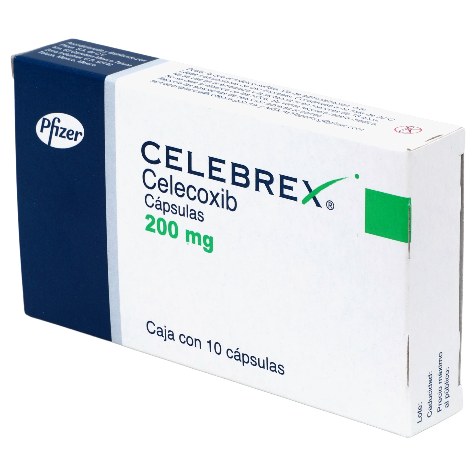 Celebrex 200Mg Con 10 Capsulas (Celecoxib) 3 - 7501287624505