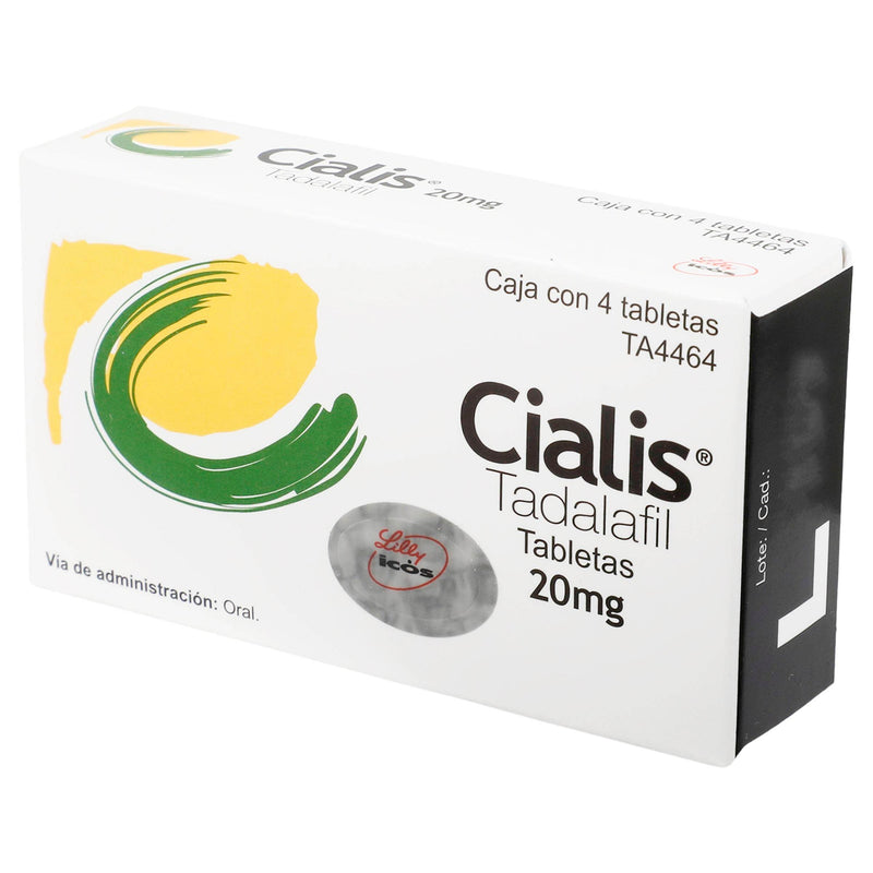 Cialis 20Mg Con 4 Tabletas (Tadalafil) - WeCare Pharma