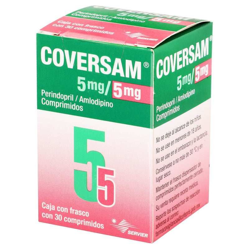 Coversam 5Mg/5Mg Con 30 Comprimidos (Perindopril/Amlodipino) - WeCare Pharma