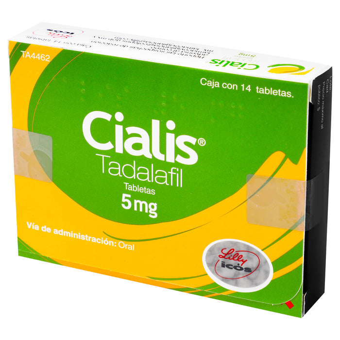 Cialis 5Mg Con 14 Tabletas (Tadalafil) 4 - 7501082242720