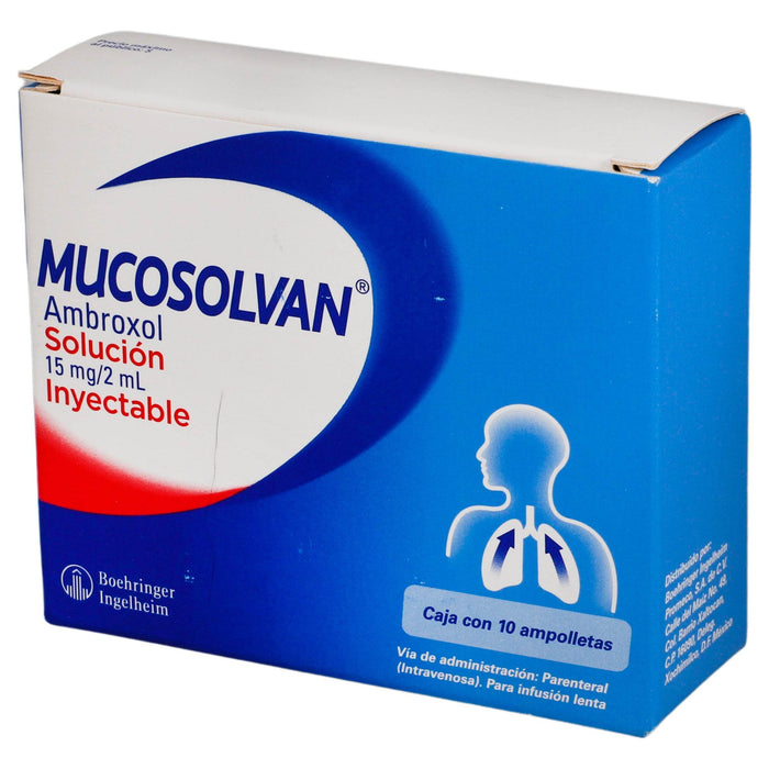 Mucosolvan 15Mg Con 10 Ampulas (Ambroxol) - WeCare Pharma