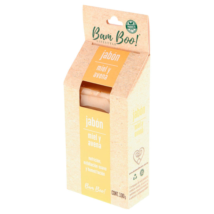 Jabon Bamboo Miel Y Avena - WeCare Pharma