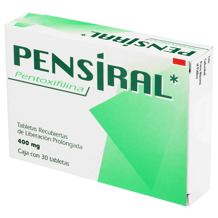Pensiral 400 Mg Con 30 Tabletas (Pentoxifilina) - WeCare Pharma