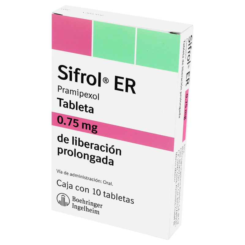 Sifrol Er Lp 0.75Mg Con 10 Tabletas (Pramipexol) - WeCare Pharma