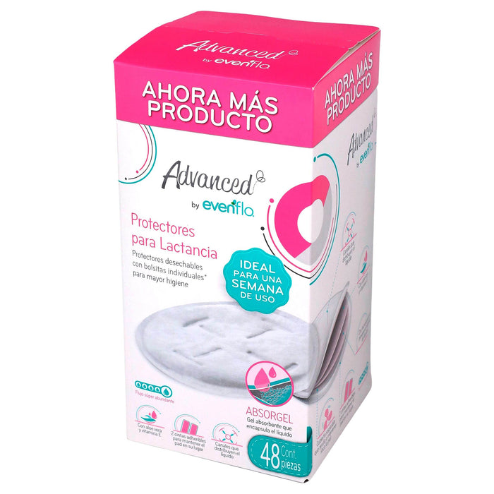 Protectores Lactancia Advanced Evenflo Con 48 - WeCare Pharma