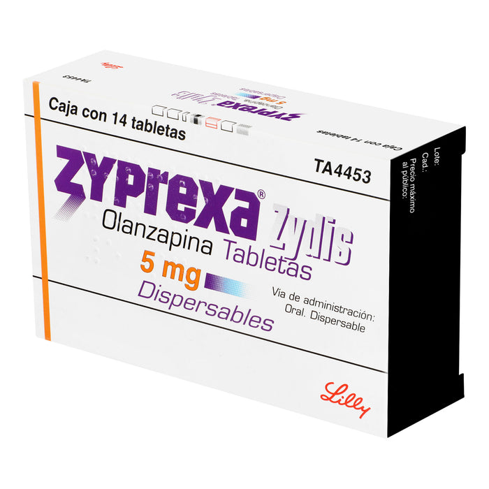 Zyprexa Zydis Disp 5Mg Con 14 Tabletas (Olanzapina) 3 - 7501082242072