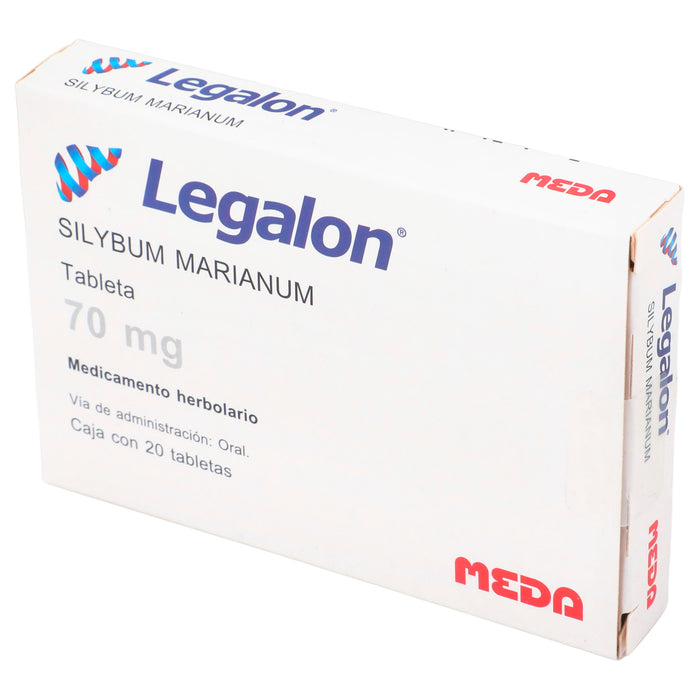 Legalon 70Mg Con 20 Tabletas (Silybum Marianum) 3 - 7501092760016