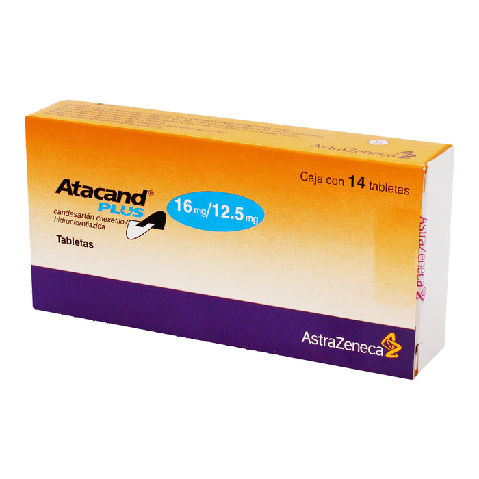 Atacand Plus 16Mg/12.5Mg Con 14 Tabletas (Candesartan/Hidroclorotiazida) 3 - 7501098633253