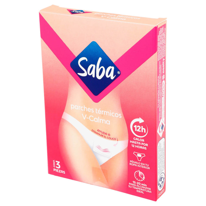 Parches Térmicos Saba V-Calma Con 3 - WeCare Pharma