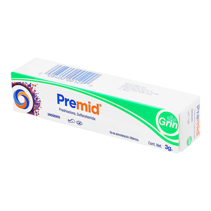 Premid Ung 100Mg/5Mg/G 3G (Prednisolona/Sulfacetamida) - WeCare Pharma