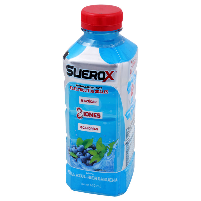 Suerox Adulto 8Iones Frasco 630Ml Mora (Electrolitos Orales) 4 - 650240032295