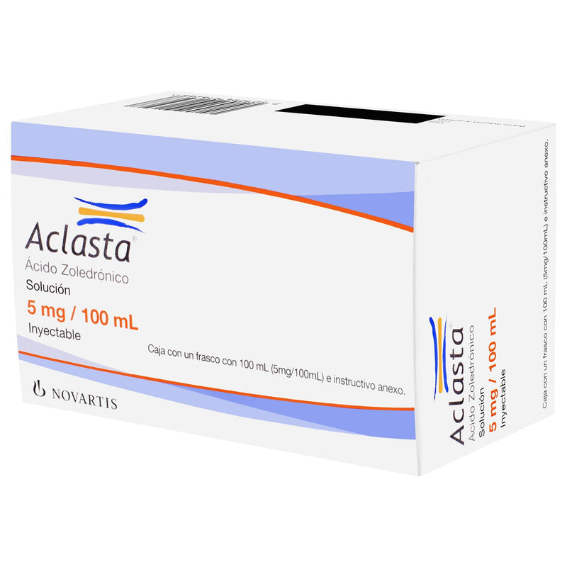 Aclasta Frasco 5Mg 100Ml Ampulas (Acido Zoledronico) - WeCare Pharma