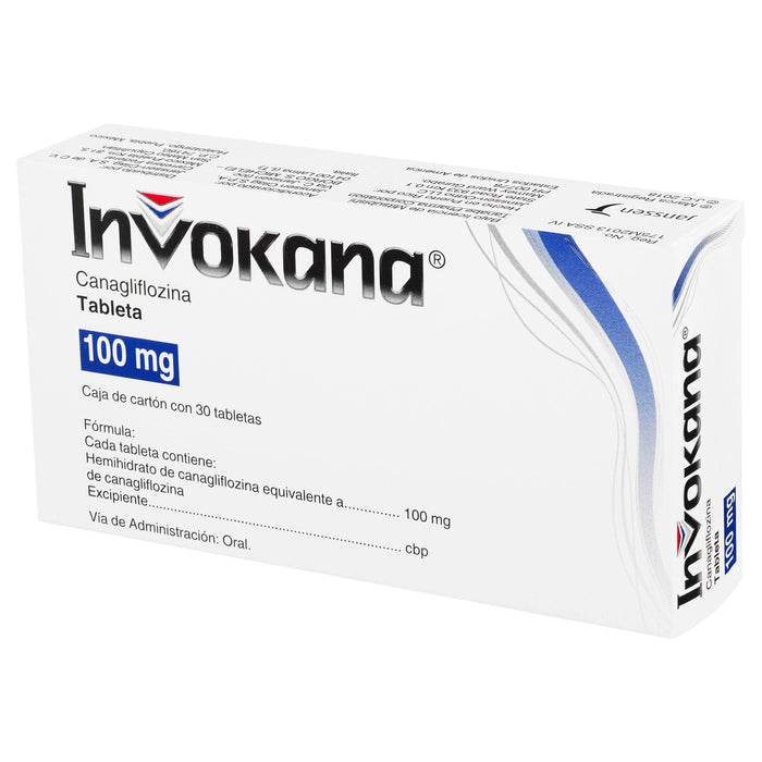 Invokana 100Mg Con 30 Tabletas (Canagliflozina) - WeCare Pharma
