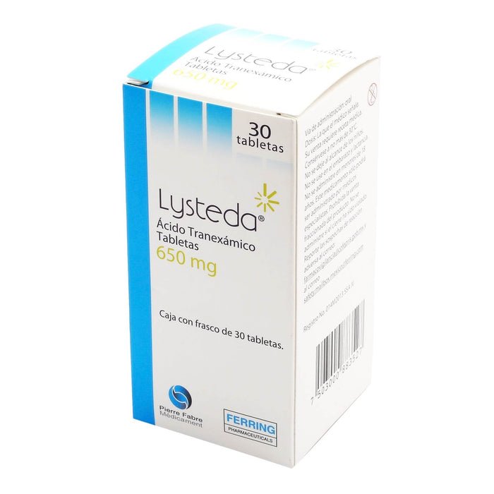 Lysteda 650Mg Con 30 Tabletas (Acido Tranexamico) - WeCare Pharma
