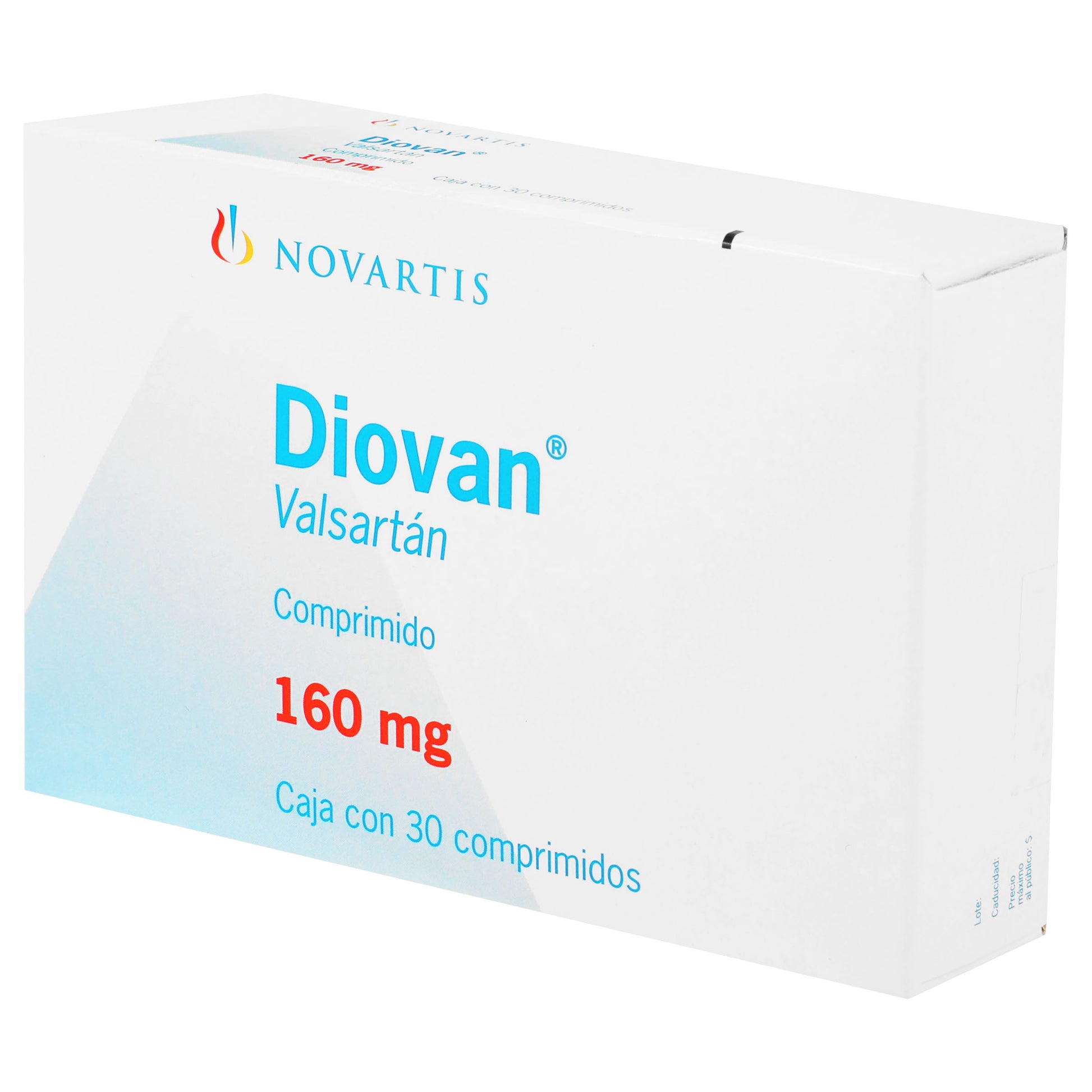 Diovan 160Mg Con 30 Comprimidos (Valsartan) 3 - 7501094916794