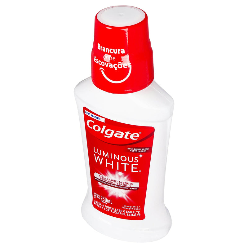 Colgate Enjuague Bucal Luminous White 250Ml - WeCare Pharma