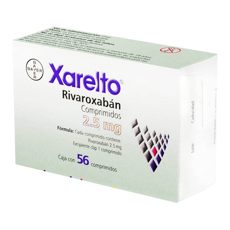 Xarelto 2.5Mg Con 56 Comprimidos (Rivaroxaban) - WeCare Pharma