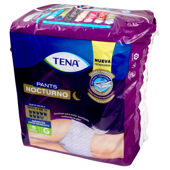 Tena Calz Pants Nocturno Grande Con 8 - WeCare Pharma