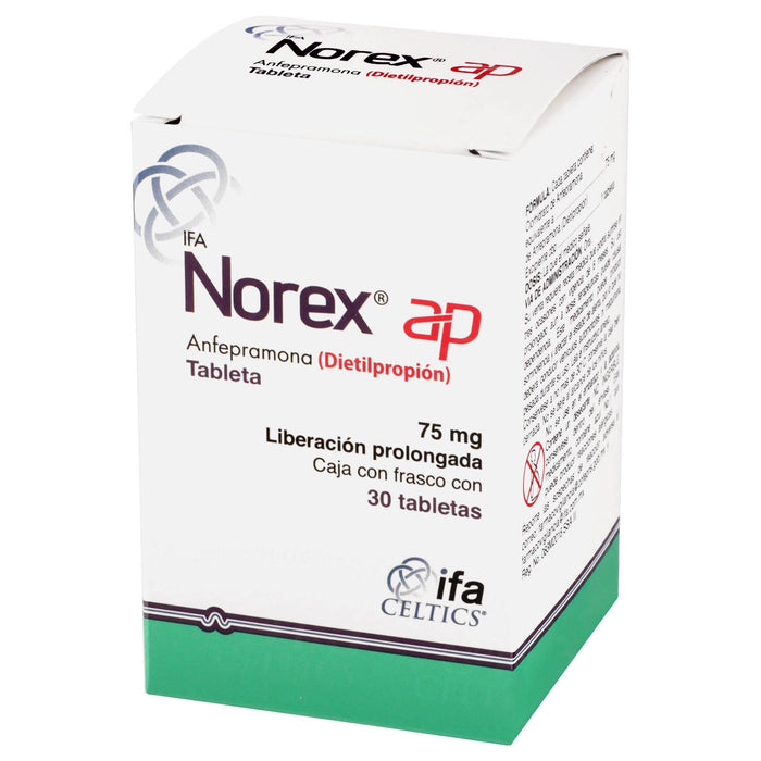 Norex Ap (Anfepramona) Tabletas 75Mg Con 30 - WeCare Pharma