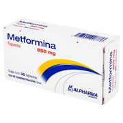 Glunovag 850Mg Con 30 Tabletas (Metformina) - WeCare Pharma