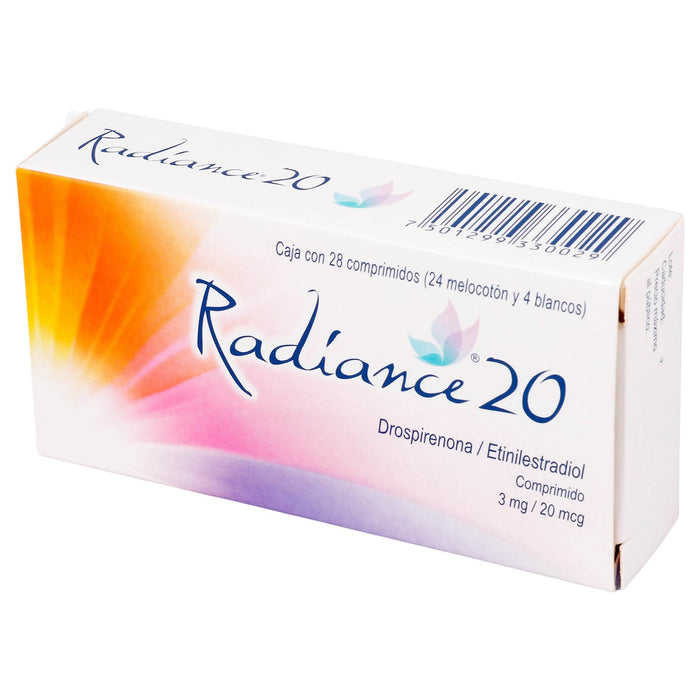 Radiance 20 3Mg/20Mcg Con 28 Comprimidos (Drospirenona/Etinilestradiol) - WeCare Pharma