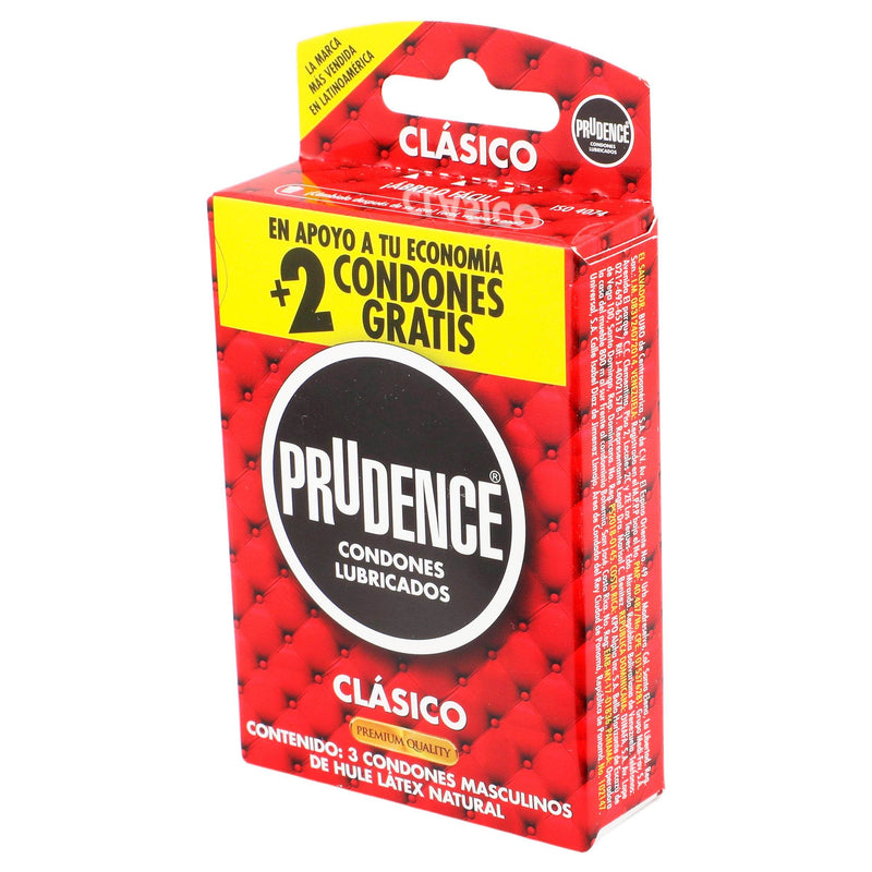 Condón Prudence Clasico Con 3 - WeCare Pharma