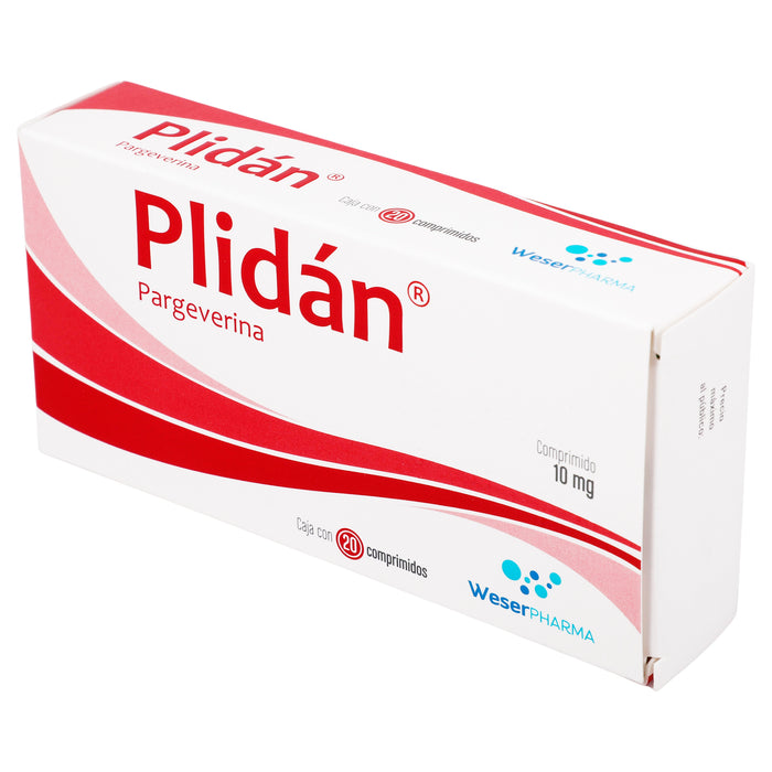 Plidan Grageas 10Mg Con 20 (Pargeverina) 3 - 7501300408259