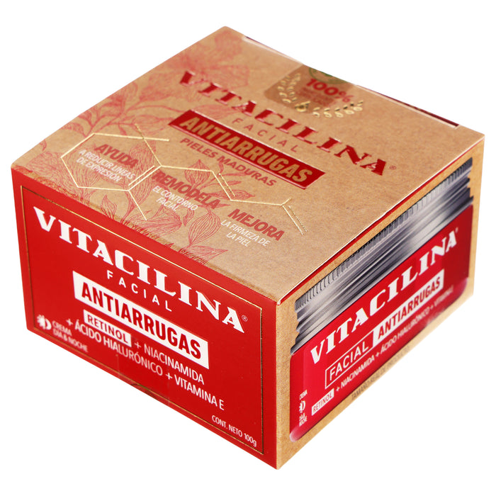 Vitacilina Facial Antiarrugas Crema 100G 4 - 7506376000253