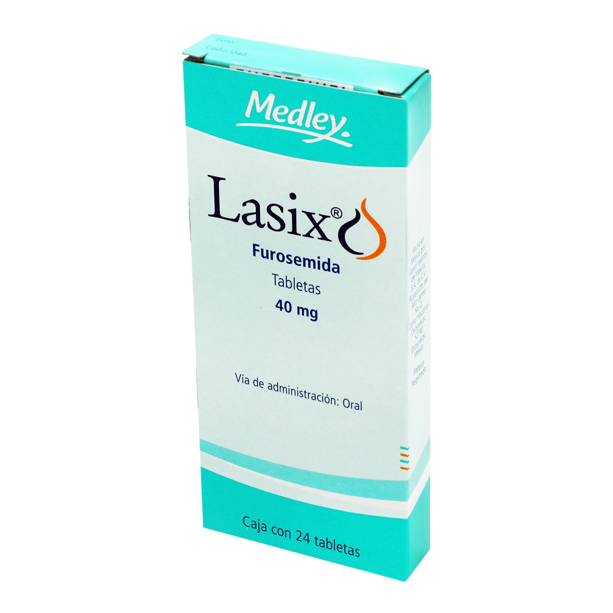 Lasix 40Mg Con 24 Tabletas (Furosemida) 3 - 7501165000193