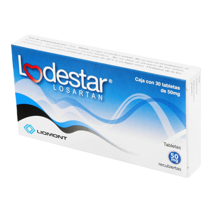 Lodestar 50Mg Con 30 Tabletas (Losartan) - WeCare Pharma