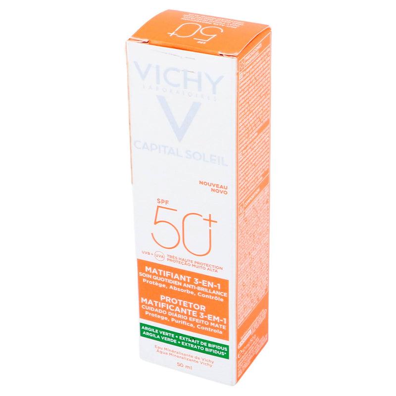 Vichy Capital Soleil Matificante 3 En 1 Fps50 50Ml - WeCare Pharma