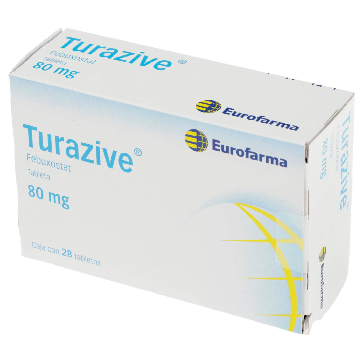 Turazive 80Mg Con 28 Tabletas (Febuxostat) — WeCare Pharma