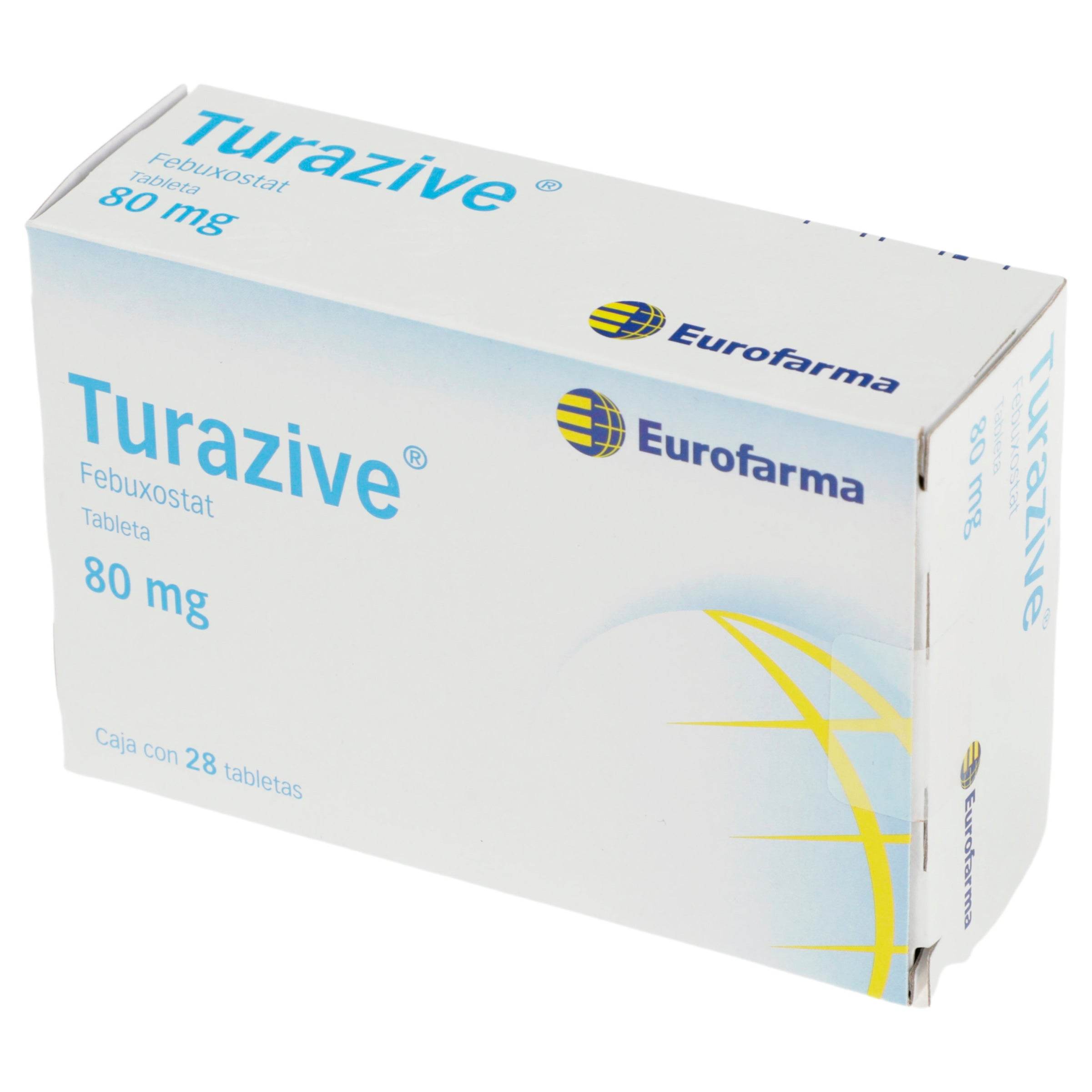 Turazive 80Mg Con 28 Tabletas (Febuxostat) — WeCare Pharma