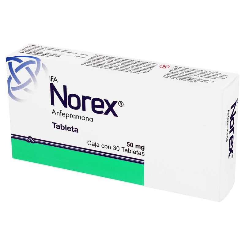 Ifa Norex (Anfepramona) Tabletas 50Mg Con 30 - WeCare Pharma