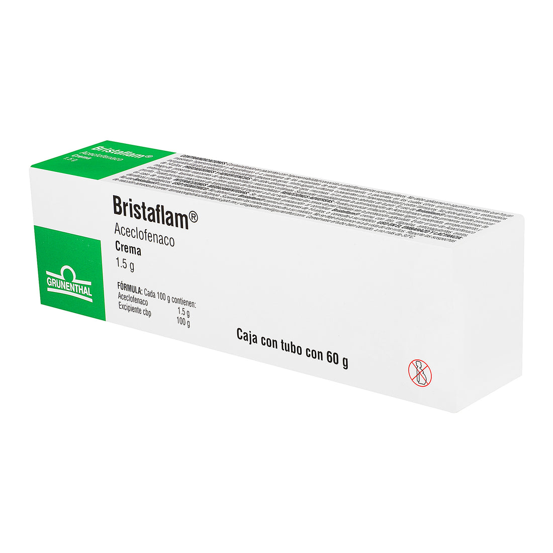 Bristaflam Crema 1.5G 60G (Aceclofenaco) 3 - 8430308015109