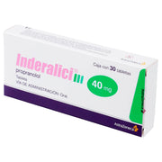 Inderalici 40Mg Con 30 Tabletas (Propranolol) - WeCare Pharma