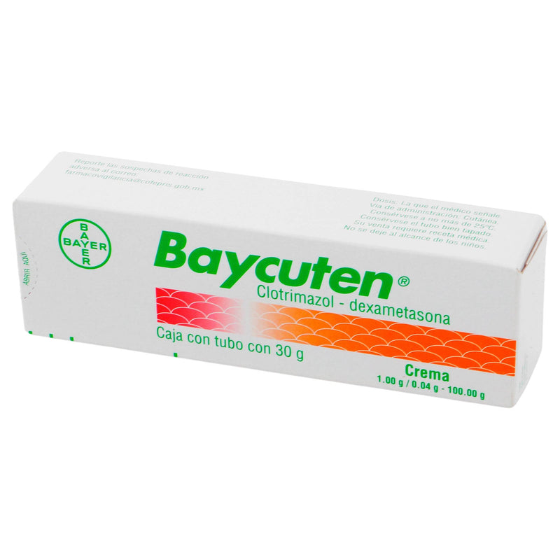 Baycuten Crema 0.04G/0.50G 30G (Clotrimazol/Dexametasona) - WeCare Pharma