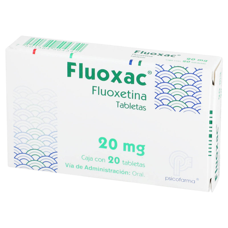 Fluoxac 20Mg Con 20 Tabletas (Fluoxetina) - WeCare Pharma