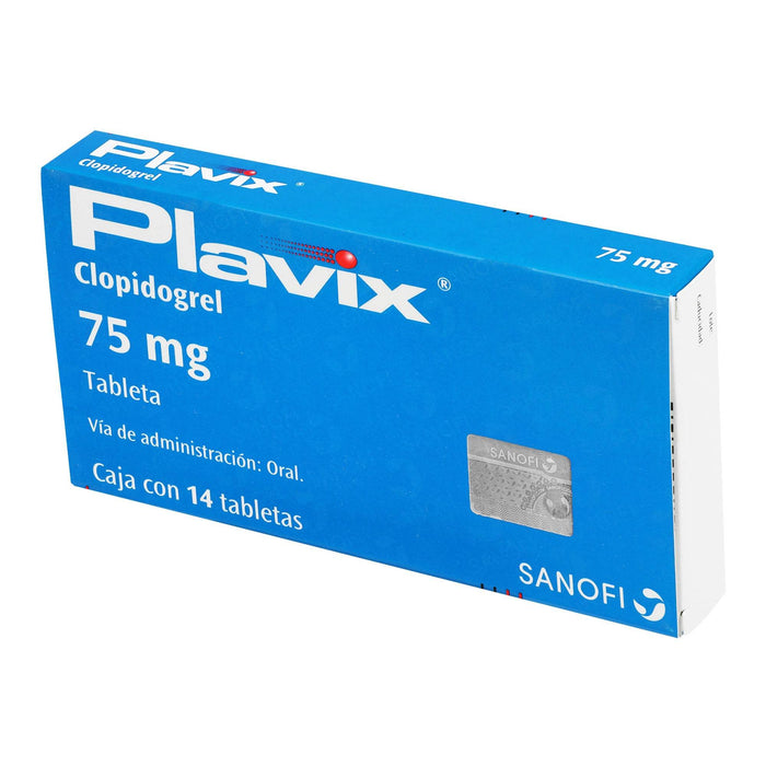 Plavix 75Mg Con 14 Tabletas (Clopidogrel) - WeCare Pharma