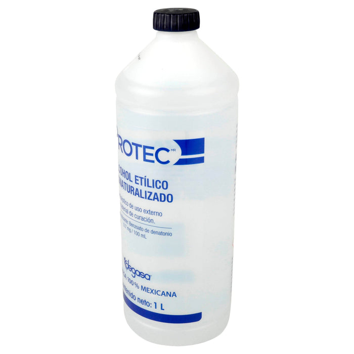 Alcohol Etí­lico Desnaturalizado Protec 1L - WeCare Pharma